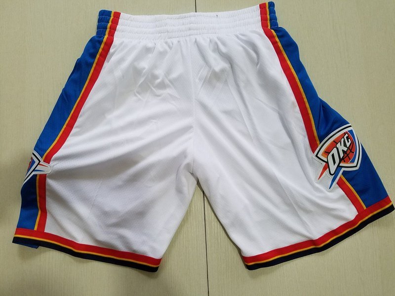 Баскетбольные Шорты Nike Oklahoma City Thunder 17-18 "White" фото № 3