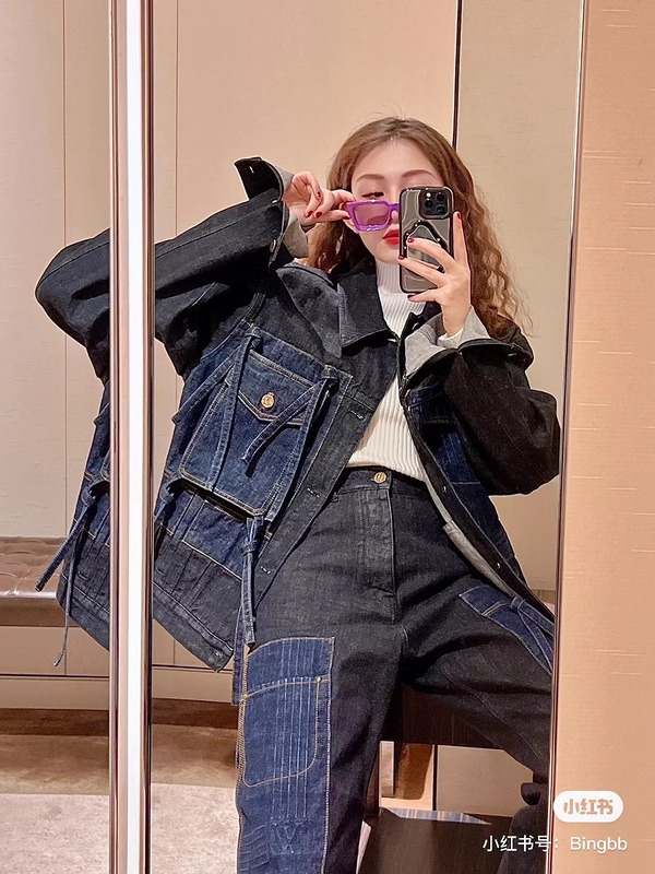Джинсовая Куртка Louis Vuitton Large Pockets "Blue/Gray" фото № 6