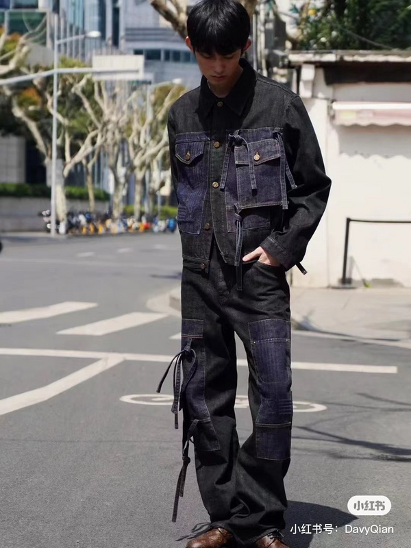 Джинсовая Куртка Louis Vuitton Large Pockets "Blue/Gray" фото № 7