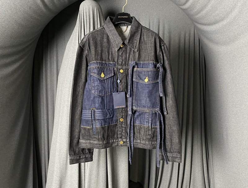 Джинсовая Куртка Louis Vuitton Large Pockets "Blue/Gray" фото № 2
