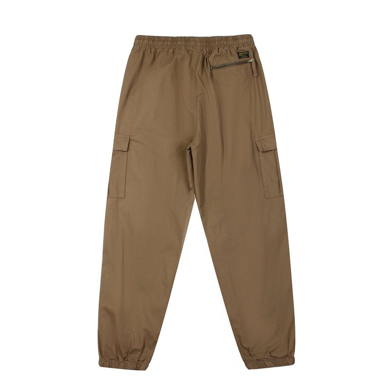 Джоггеры Carhartt Elastic Waistband And Patch Pockets "Brown" фото № 2