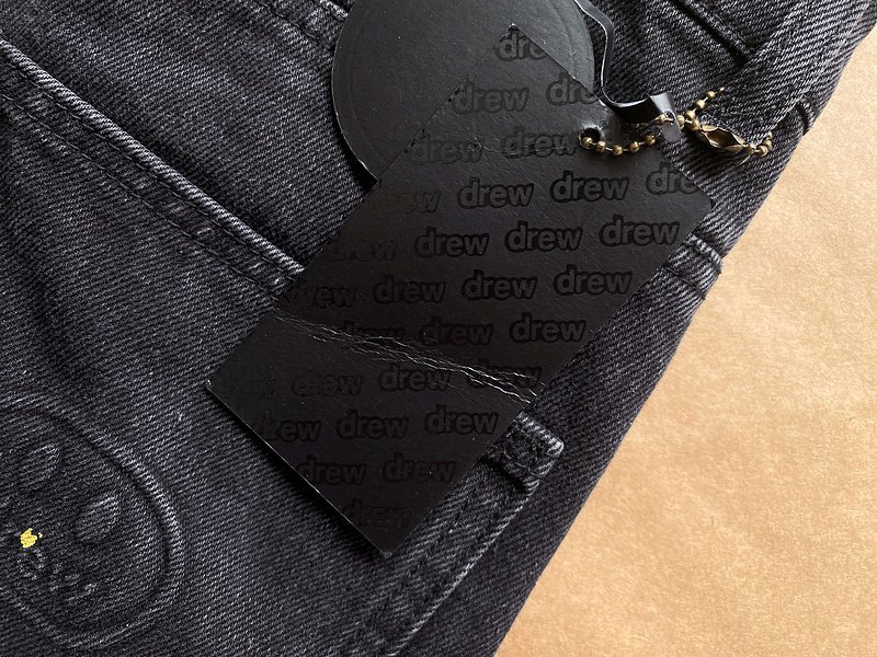 Джинсы Drew House Torn "Black/Gray" фото № 2