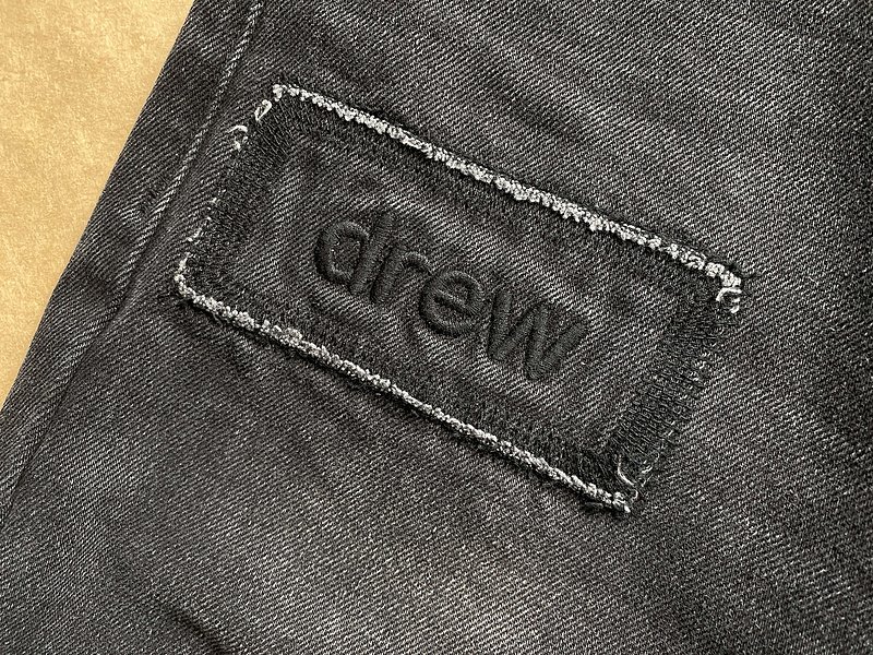 Джинсы Drew House Torn "Black/Gray" фото № 4