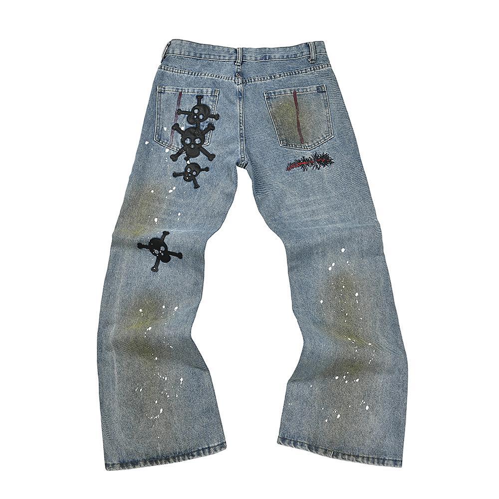 Джинсы Gallery Dept. LA Flare Cross Patch "Blue" фото № 2