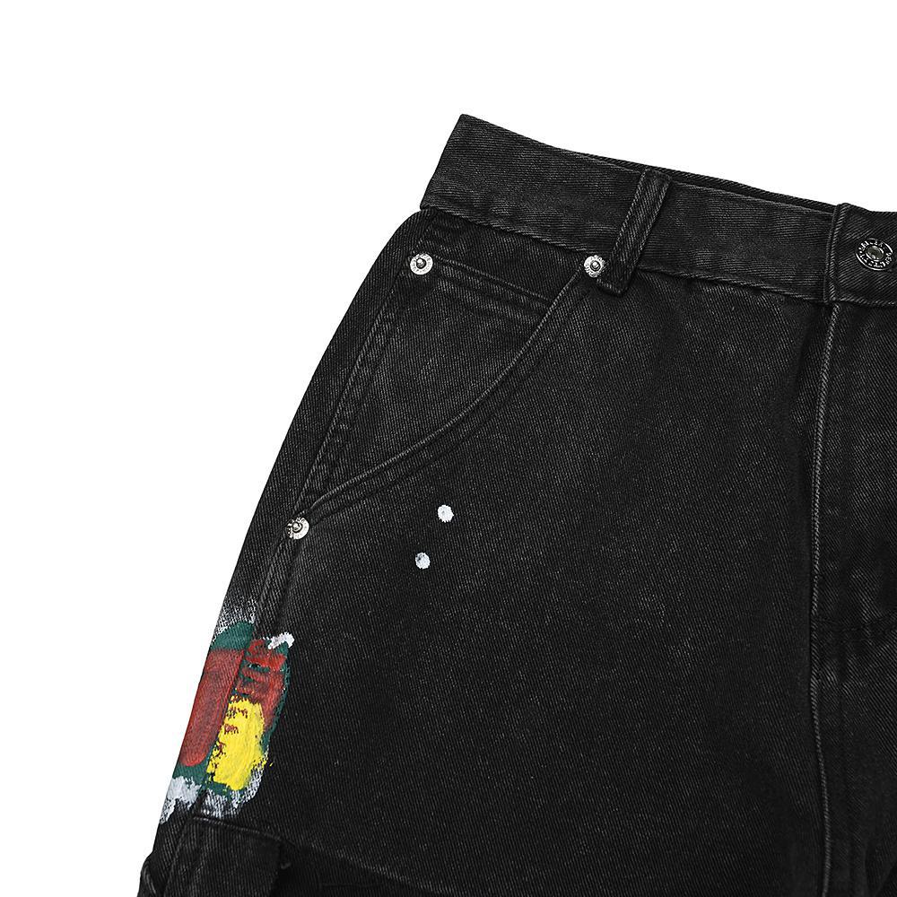 Джинсы Gallery Dept. LA Flare Distressed "Black" фото № 6