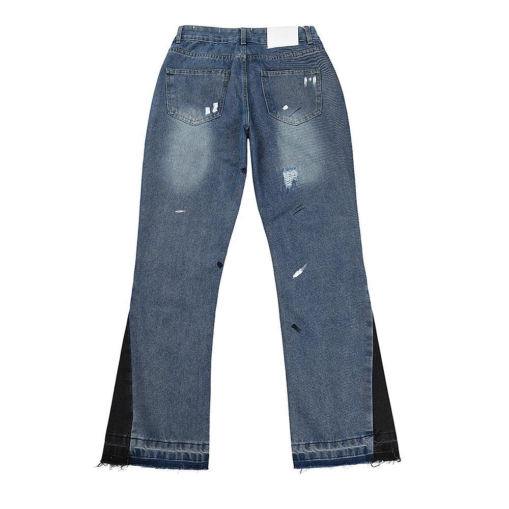 Джинсы Gallery Dept. LA Flare Contrast Inset "Blue/Black" фото № 2
