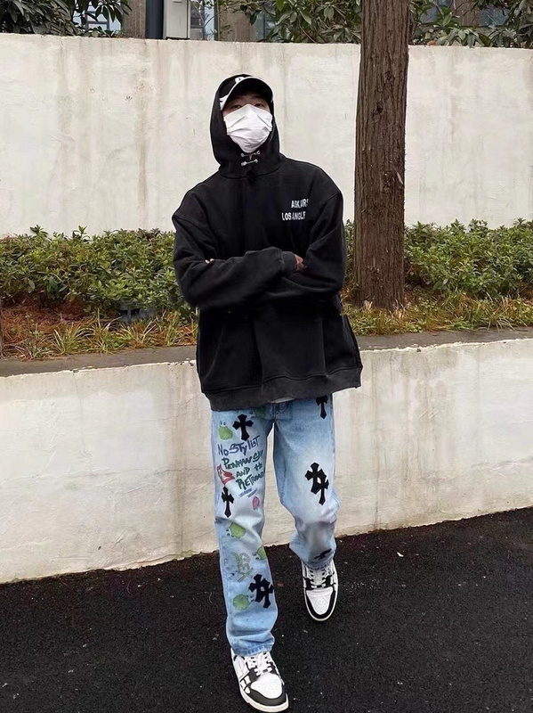 Джинсы Levi’s Сrosses and Inscriptions "Blue" фото № 4