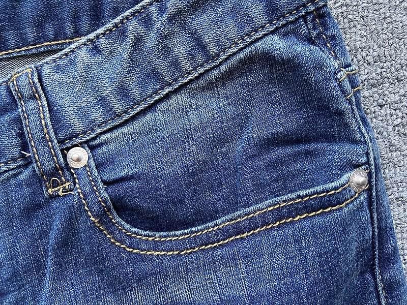 Джинсы Stone Island With Patch On Pocket - Logo "Blue" фото № 2