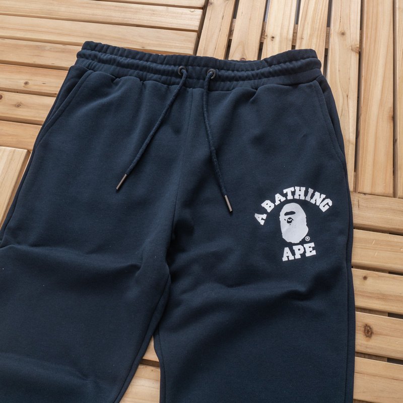 Спортивные Штаны A Bathing Ape Printed Iconic Head "Blue" фото № 3