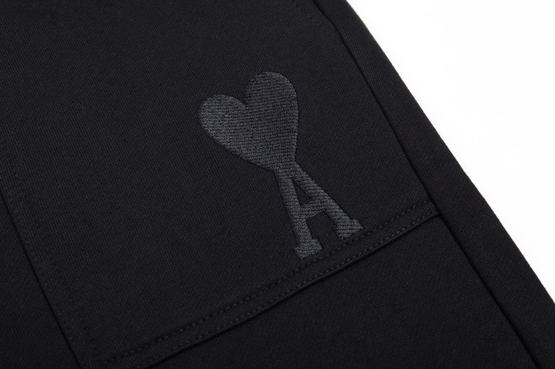 Штаны Amiri Letter And Heart - Logo "Black" фото № 4