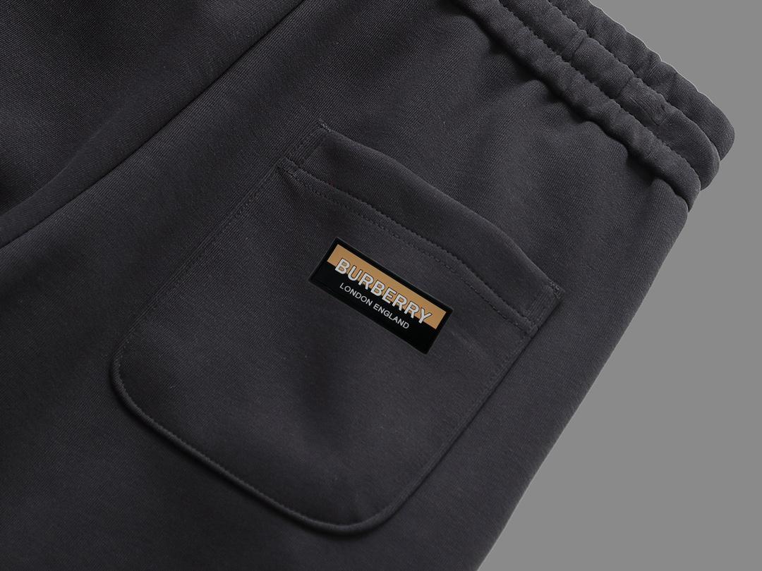 Штаны Burberry Frontside Volumetric Letter B And Rectangle "Black" фото № 5