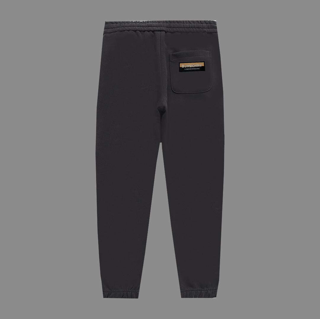 Штаны Burberry Frontside Volumetric Letter B And Rectangle "Black" фото № 2