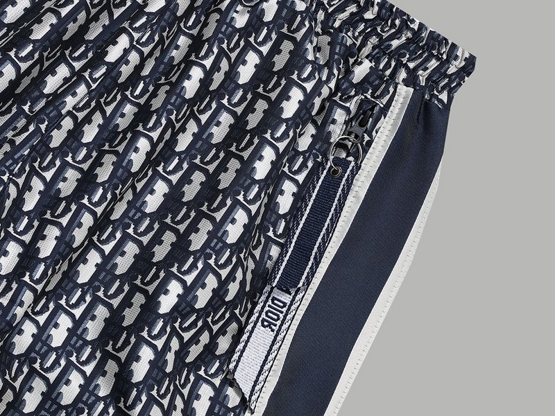 Штаны Christian Dior Branded Print "Blue/White" фото № 2
