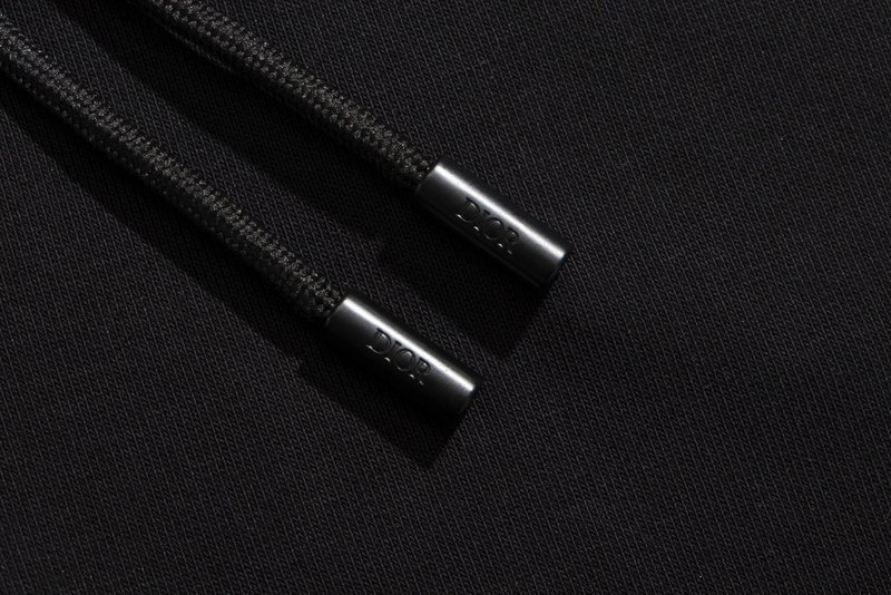 Штаны Christian Dior With Text Logo On The Side "Black" фото № 8