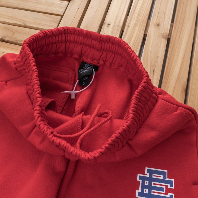 Штаны Eric Emanuel Big Printed Words "Red" фото № 8