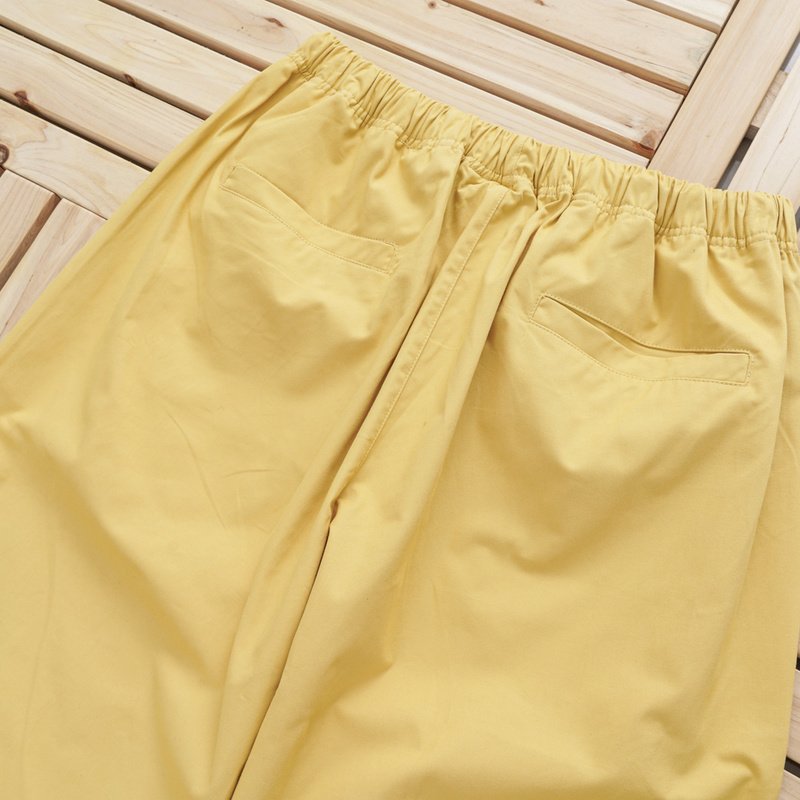 Штаны Fear Of God With Black Patch "Yellow" фото № 4