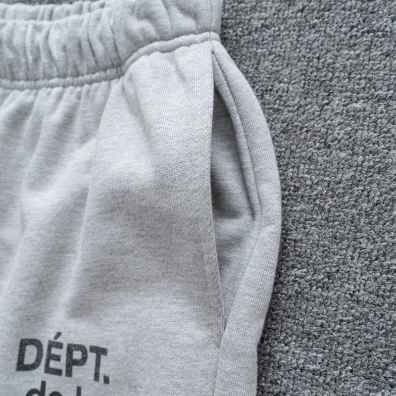 Штаны Gallery Dept Doused With Paint "Gray" фото № 9