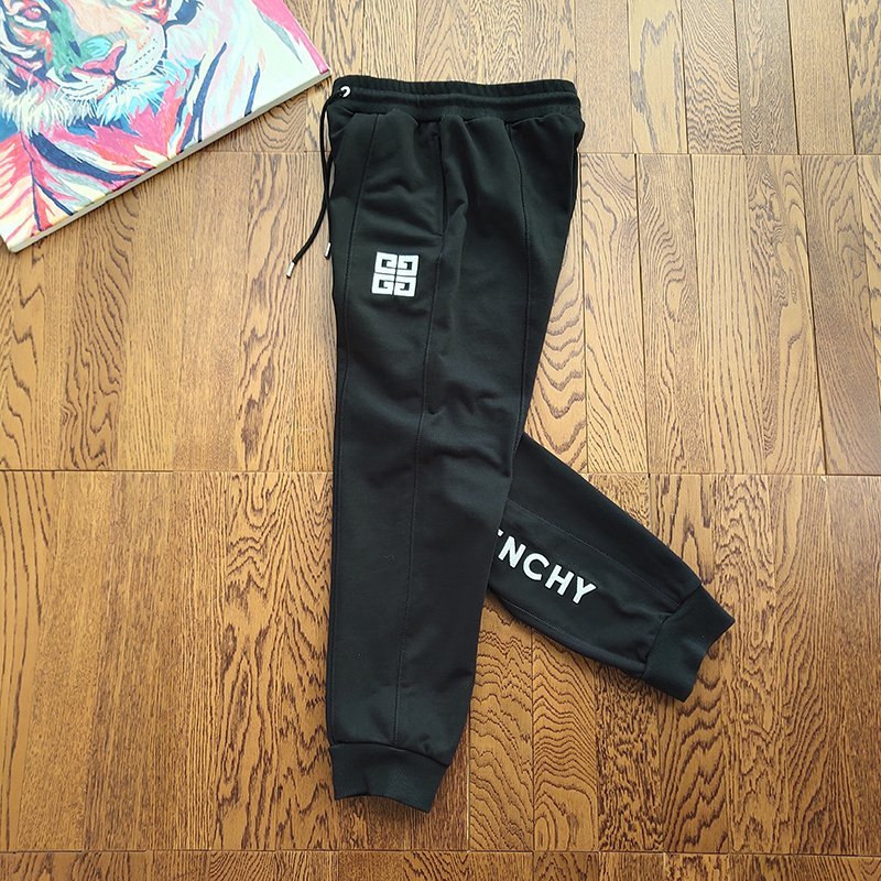 Штаны Givenchy Cotton With Logo "Black" фото № 2