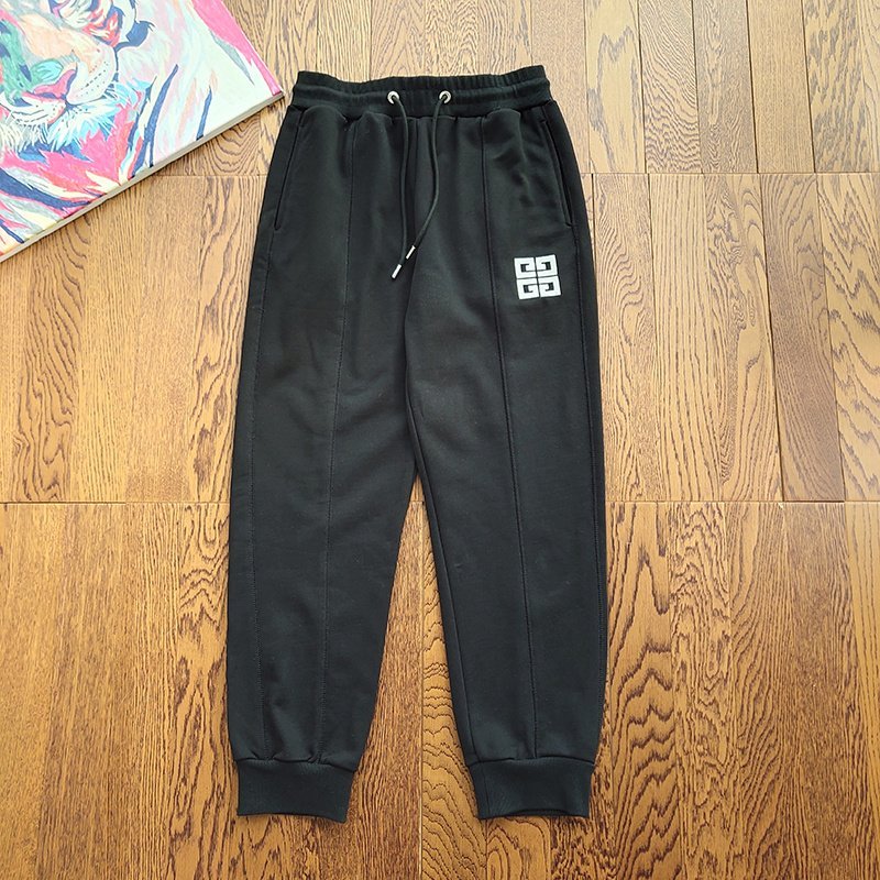 Штаны Givenchy Cotton With Logo "Black" фото № 3