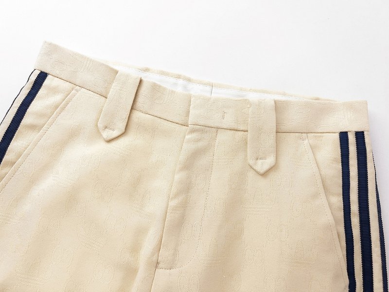 Штаны Gucci X Adidas Office Style "Beige" фото № 3