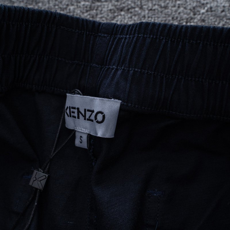 Штаны Kenzo Tiger Head - Patch "Black" фото № 7