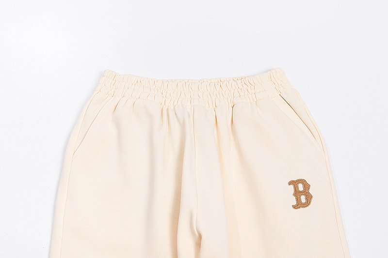 Штаны MLB Elastic Waistband Palazzo "Beige" фото № 4