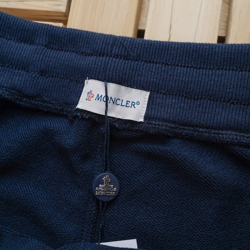 Штаны Moncler With Emblem "Blue" фото № 6