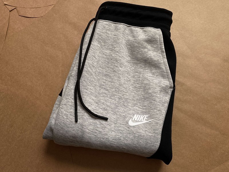 Штаны Nike Sporty Style With Brand Logo "Black/Gray" фото № 4