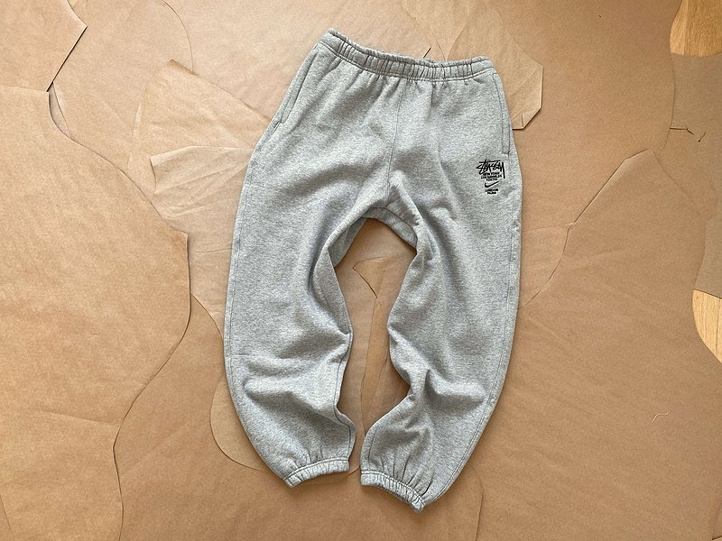 Штаны Nike X Stussy With City Text And Logo "Gray" фото № 2