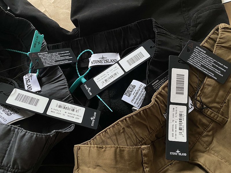 Штаны Stone Island Tapered With Big Pockets "Brown" фото № 3