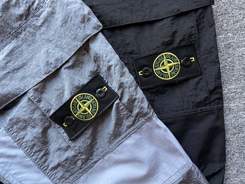Штаны Stone Island Zippered Pockets "Gray" фото № 5
