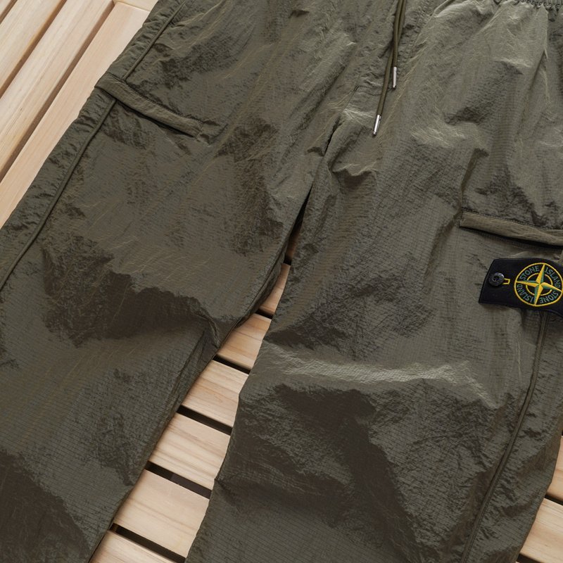 Штаны Stone Island Casual Style With Brand Logo "Khaki" фото № 7