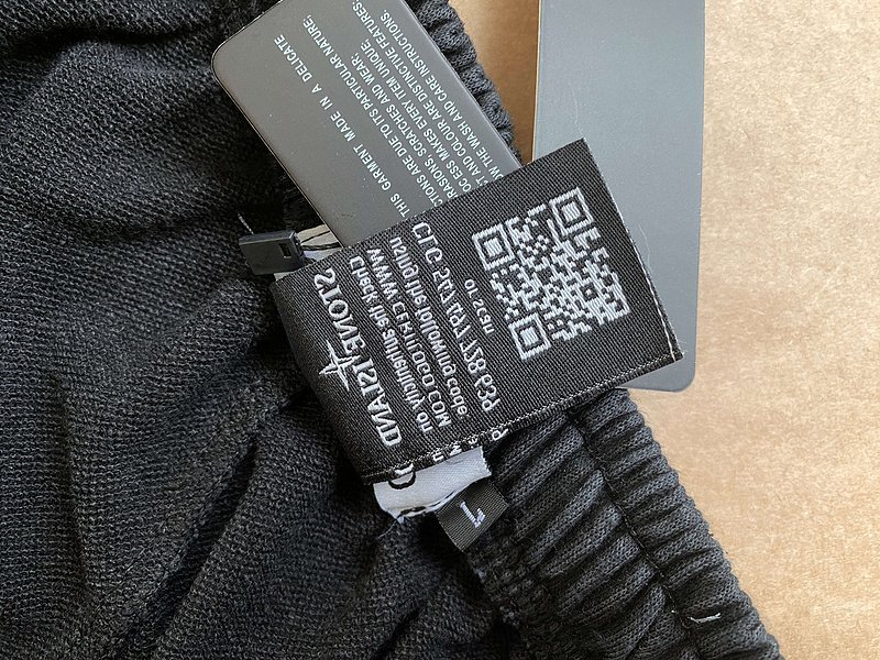 Штаны Stone Island With Small Logo "Black/Gray" фото № 4