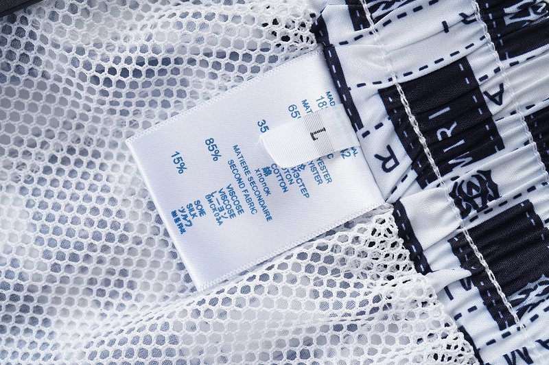 Шорты Amiri Logo And Inscription In Rectangle "Black" фото № 8