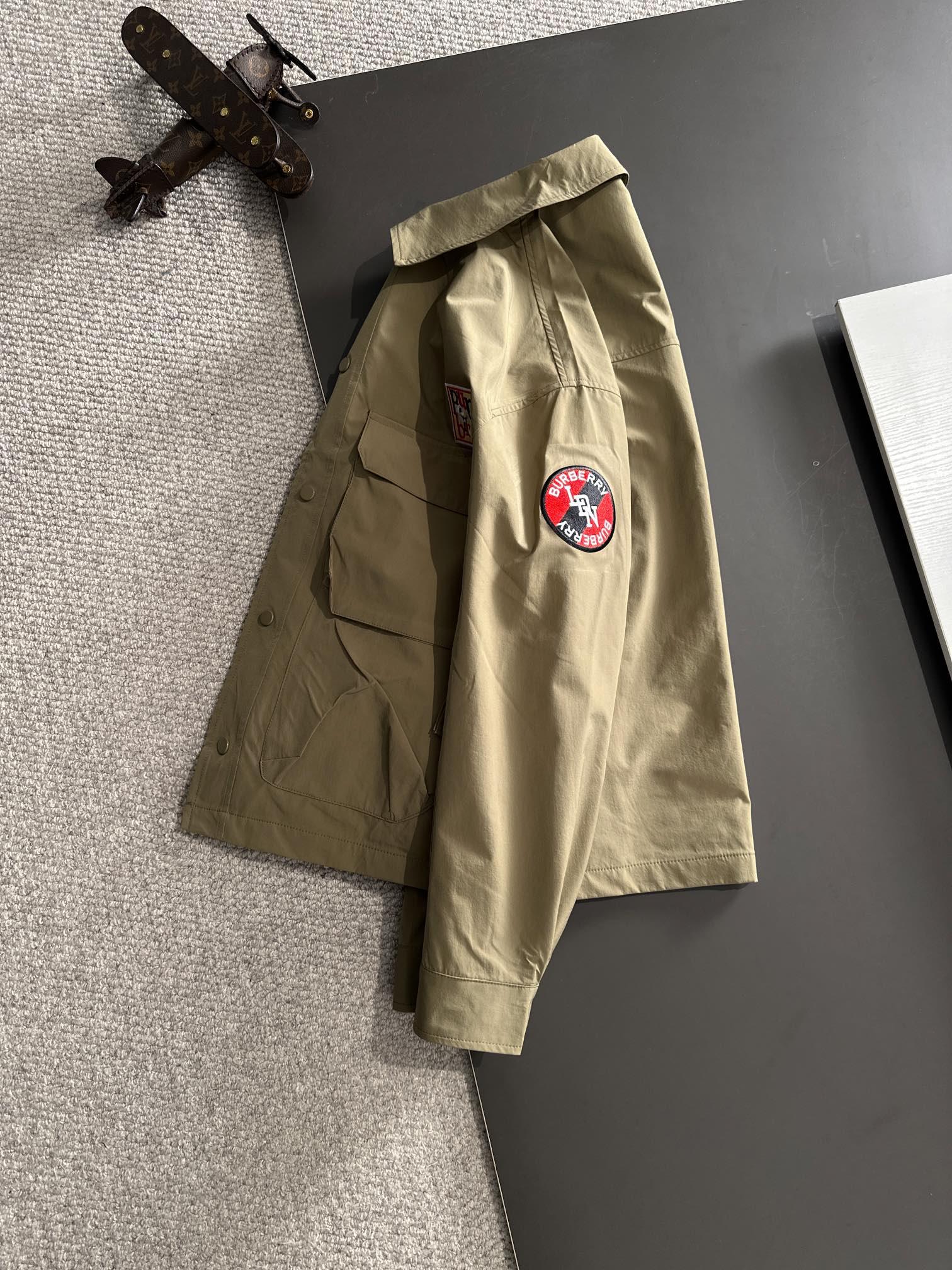 Бомбер Burberry Frontside Print LDN Burberry "Beige" фото № 6