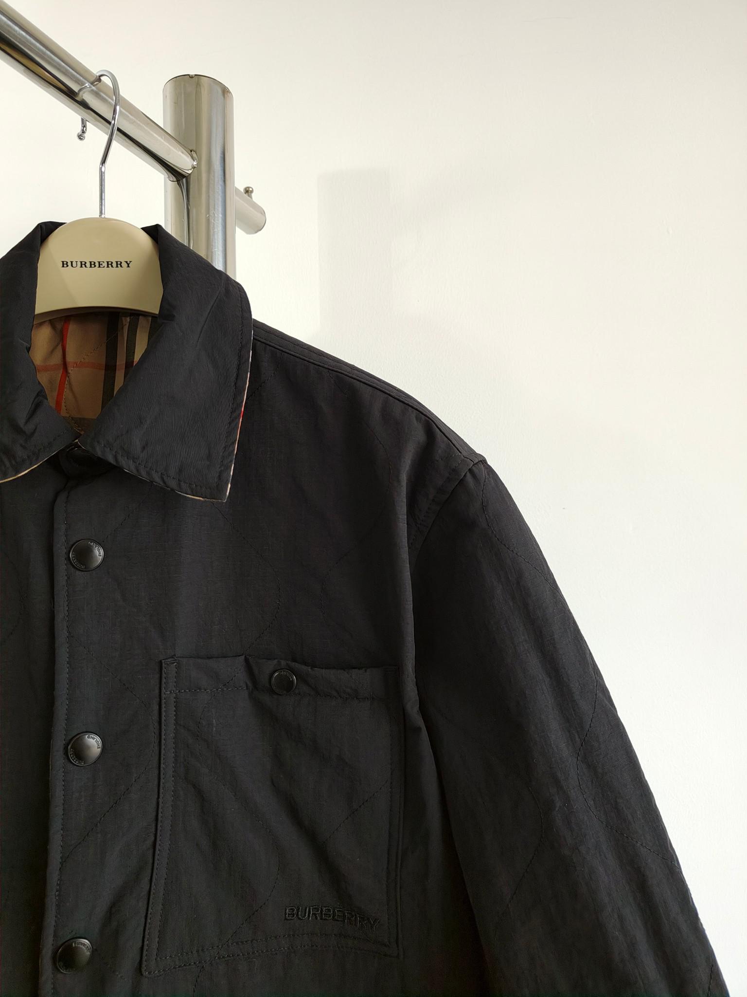 Бомбер Burberry Bilaterial Frontside Clear Pocket "Black" фото № 2