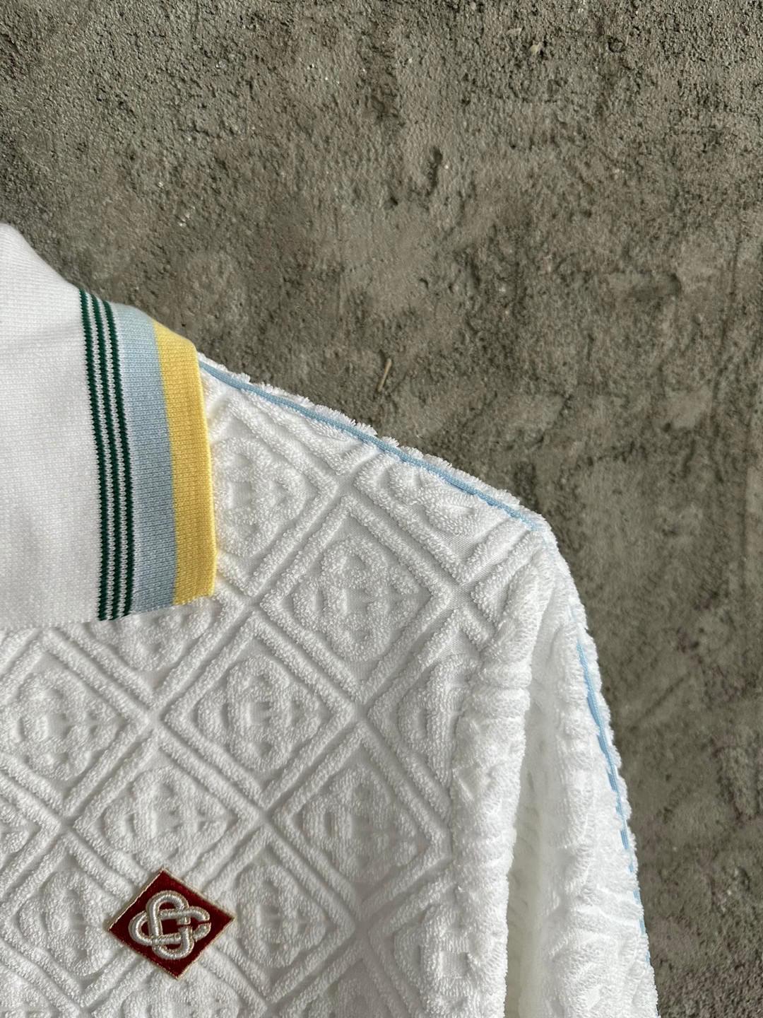 Бомбер Casablanca Small Frontside Red Romb "White" фото № 6