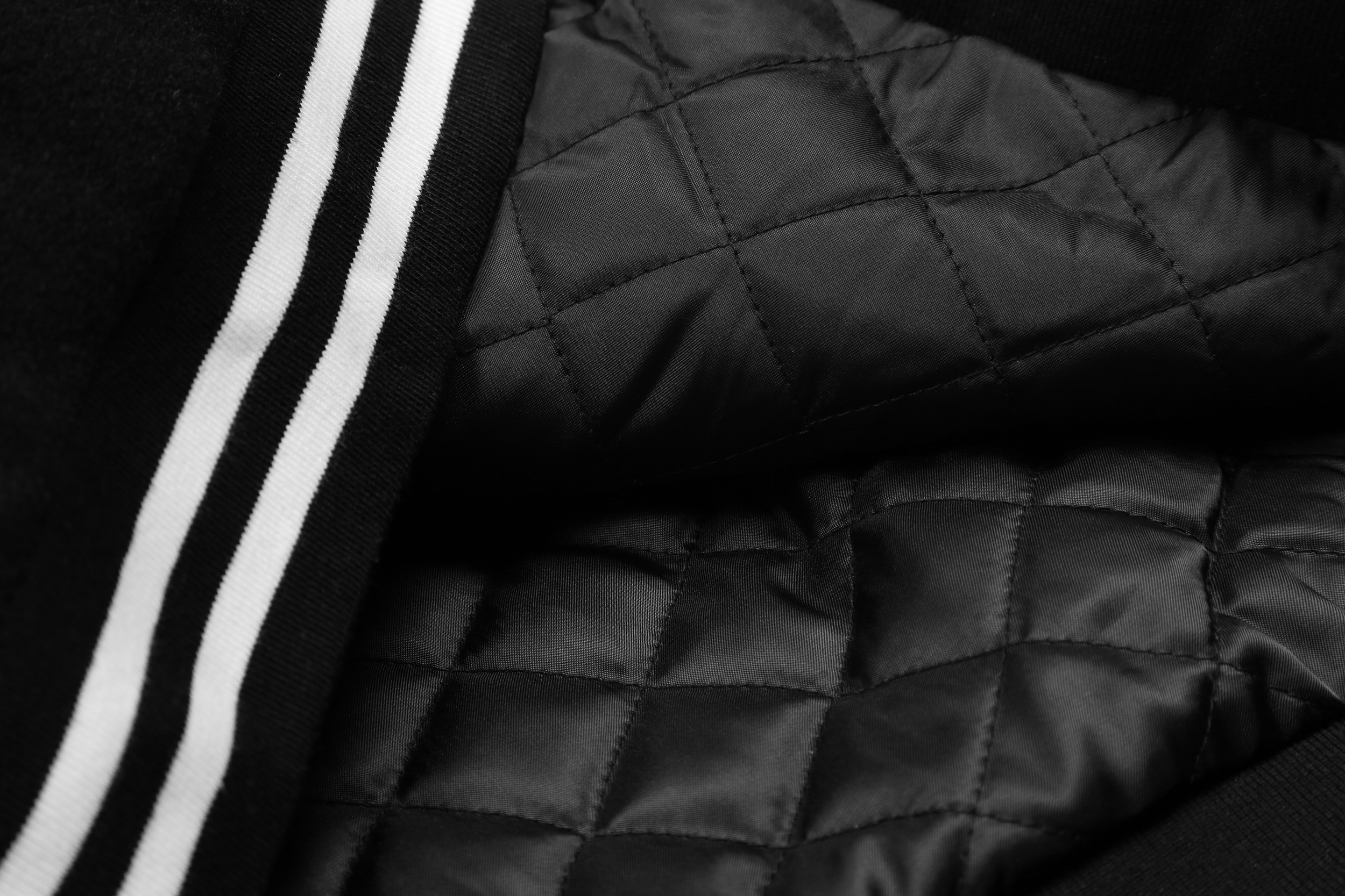 Бомбер Revenge Simple Black and White "Black" фото № 6