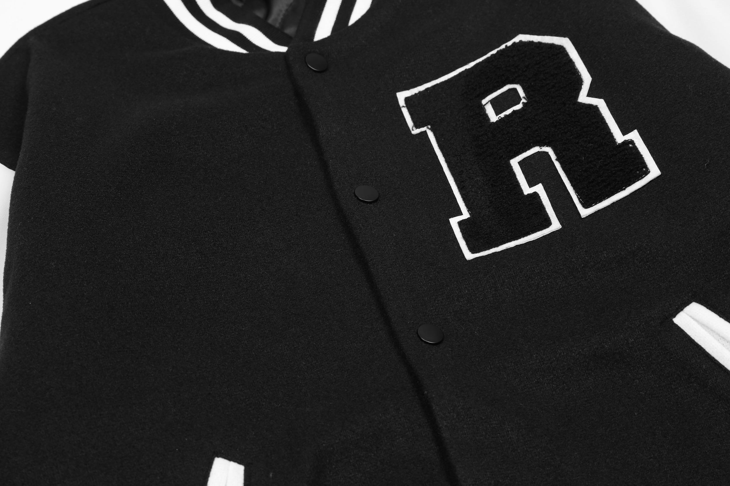 Бомбер Revenge Simple Black and White "Black" фото № 8