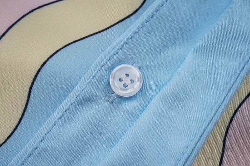 Рубашка Casablanca Egyptians And Waves Print "Multicolor" фото № 3