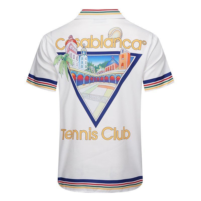 Рубашка Casablanca Print With Arch "White" фото № 2