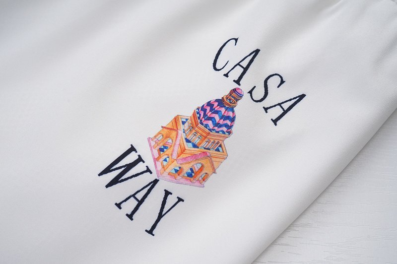 Шорты Casablanca Inscription Casa Way "White" фото № 6