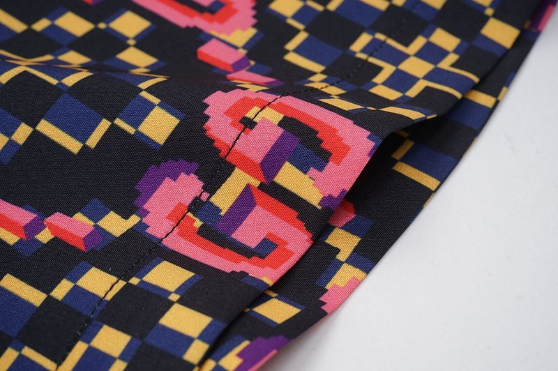 Рубашка Gucci Logo And Rombs "Black" фото № 5