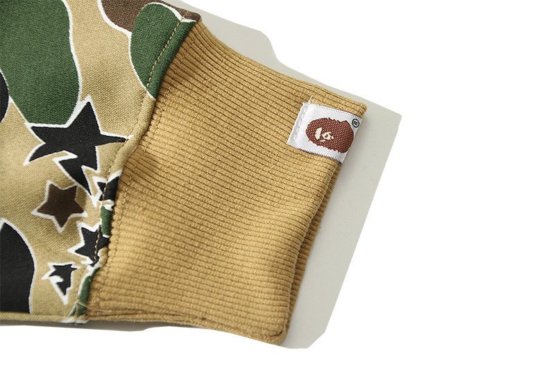 Худи A Bathing Ape Spotted ZIP "Green/Brown" фото № 3