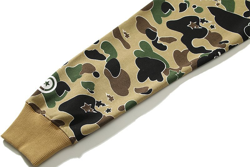 Худи A Bathing Ape Spotted ZIP "Green/Brown" фото № 4