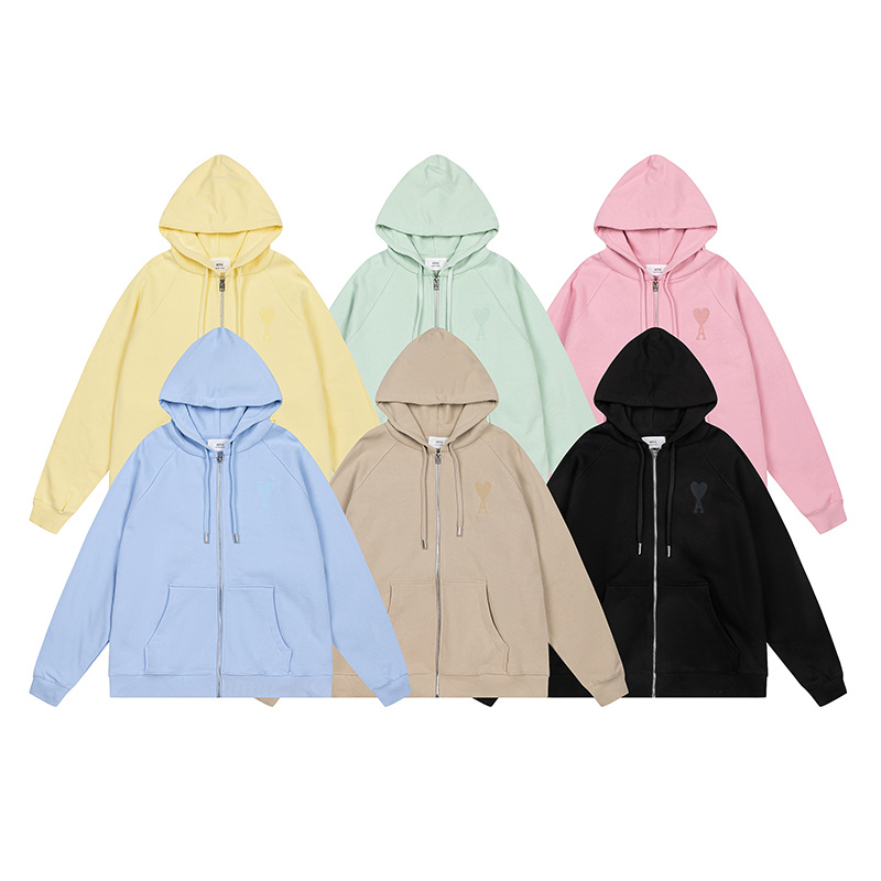 Худи Amiri Letter And Heart - Logo ZIP "Yellow" фото № 2