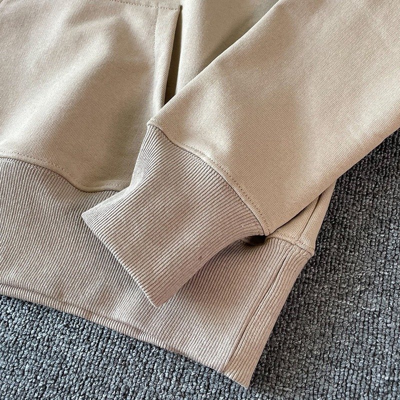 Худи Amiri Cotton With Small Red Letter Logo "Beige" фото № 2