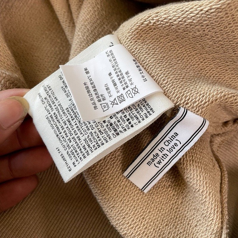 Худи Amiri Cotton With Small Red Letter Logo "Beige" фото № 9