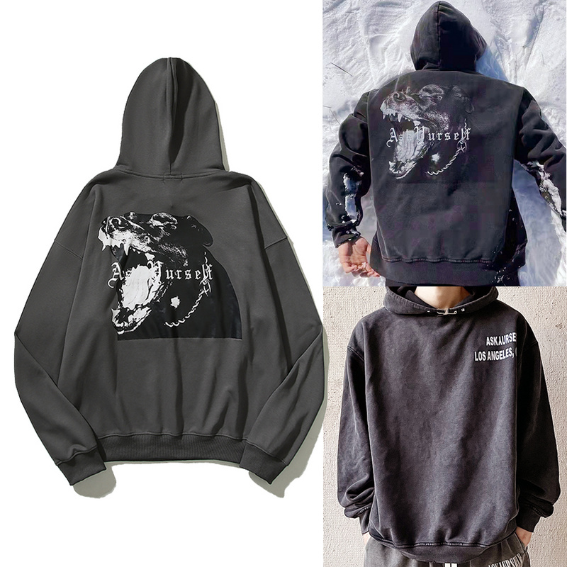 Худи Askyurself Angry Dog "Gray" фото № 2