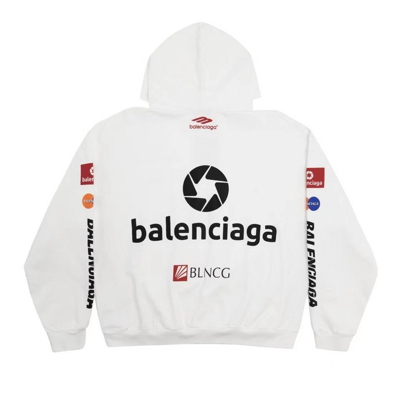 Худи Balenciaga Lens "White" фото № 4